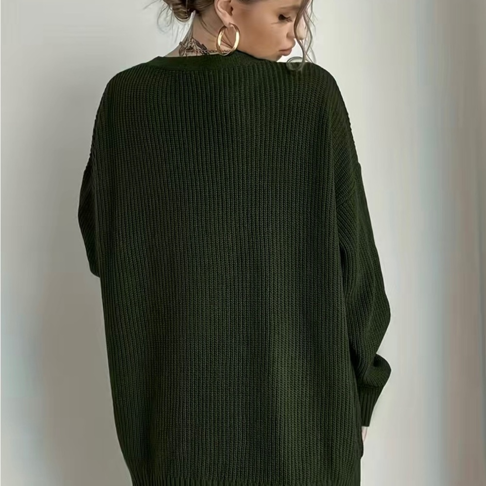 Oversized Boyfriend Army Green - Picture 3 of 3